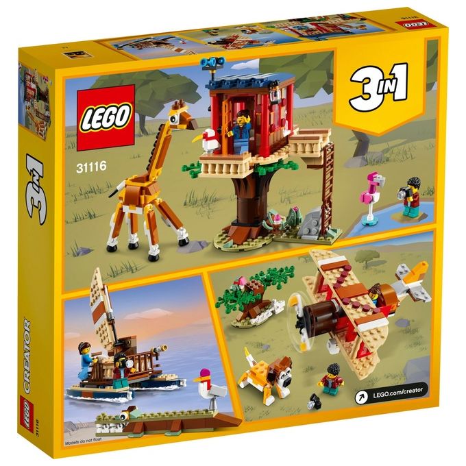 LEGO Creator 3 in 1 Casa sull'Albero del Safari