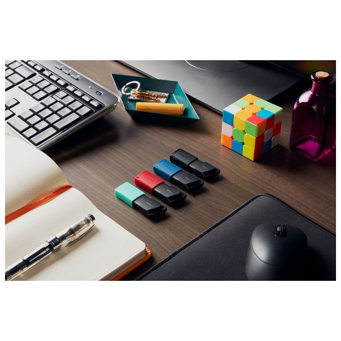 Kingston Flash Drive Usb3.2 128Gb Exodiam Nero-Rosso