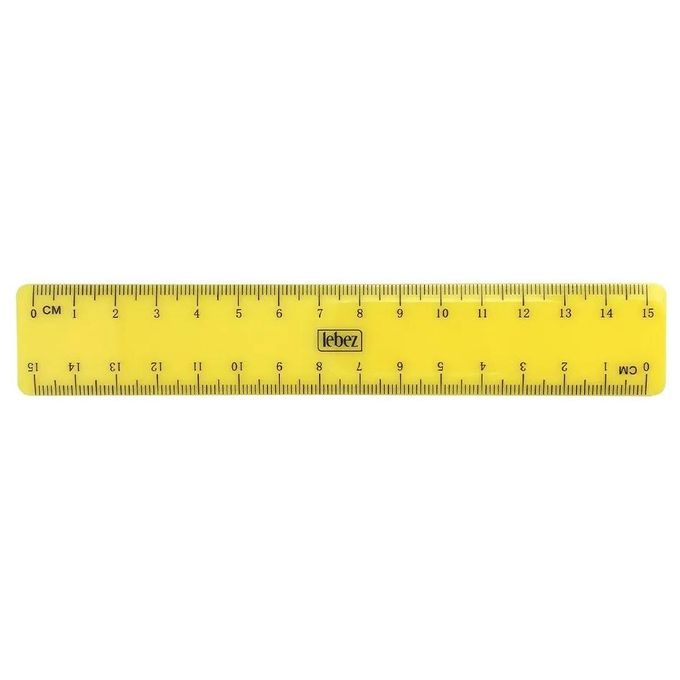Lebez Barattolo 36 Pezzi Righelli 15cm Pastel