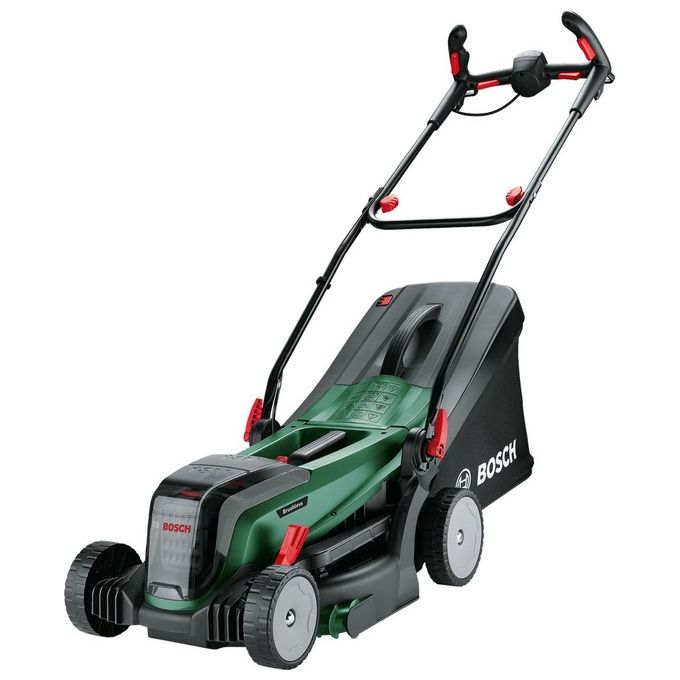 Bosch Tosaerba UniversalRotak 18V-37-550 Tagliaerba a Batteria Versatile e Potente per Giardini Residenziali e Aree Verdi di Medie Dimensioni