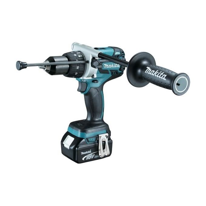 Makita Dhp481Rtj Trapano Avvitatore A Percussione 18V 125 Nm Bl