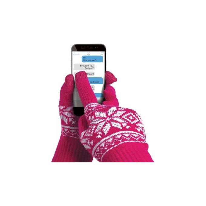 CELLY Guanti Touchscreen per Smartphone Misura S-M Colore Rosa Innovazione e Comfort per i tuoi Dispositivi
