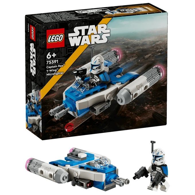 LEGO Star Wars Microfighter Y Wing Captain Rex set costruzione 99 pezzi 6 anni e piu'