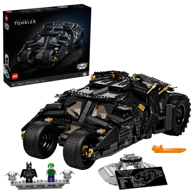 LEGO DC 76240 Batman Batmobile Tumbler, Modellismo Auto Da Costruire Per Adulti, Idea Regalo