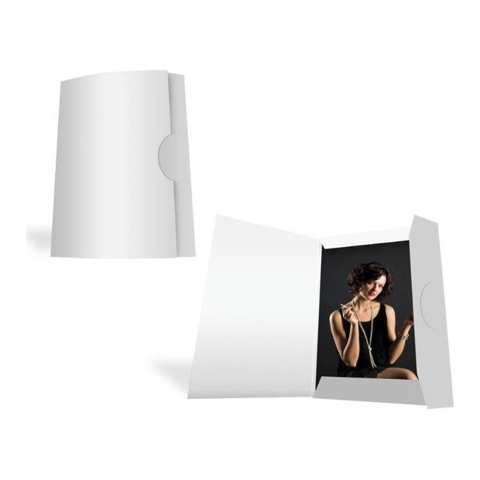 Daiber Cartoncino Portafoto Ritratto Sprint-Line 13x18cm Bianco 100 Pezzi