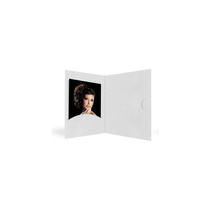 Daiber 15111 Opti-Line Cartelle Portafoto Verticali per Foto 13x18 cm colore Bianco