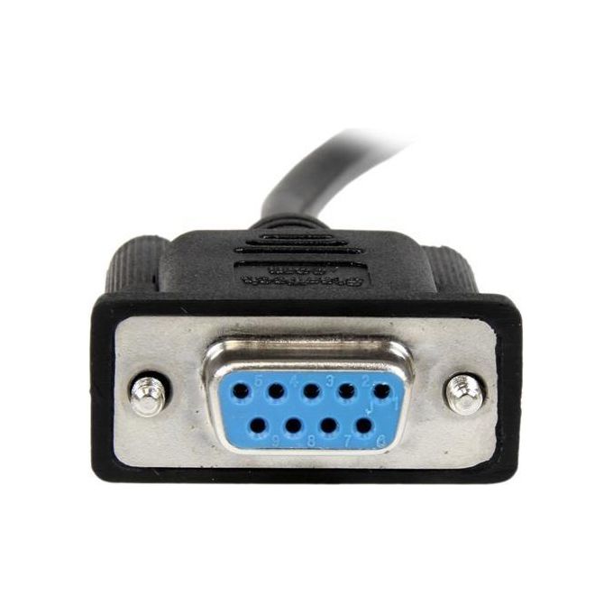 StarTech Cavo Seriale RS232 - DB9 Null Modem da 1m nero F-F