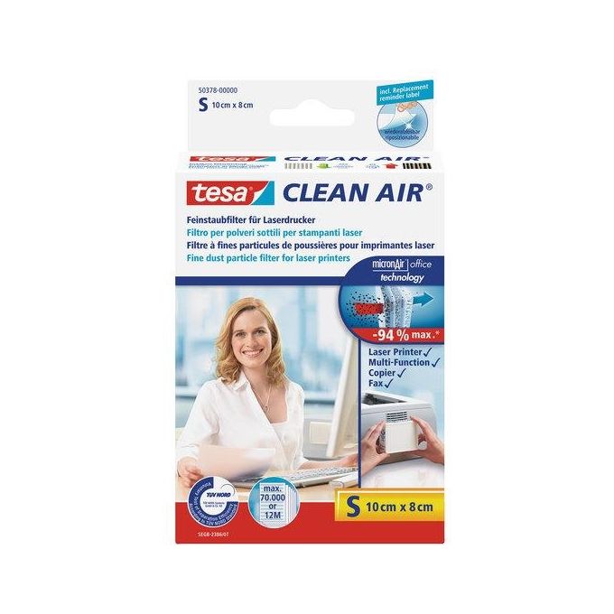 Tesa Clean air Filtro Stampanti-fax-fotocopiatrici