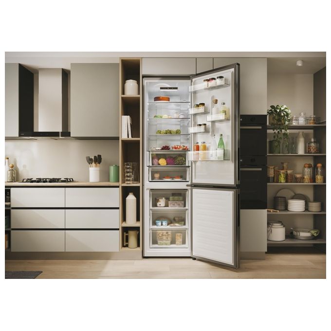 Candy CNCQ2T620EX Frigorifero Combinato 409 Litri Classe energetica E Raffreddamento No Frost colore Inox
