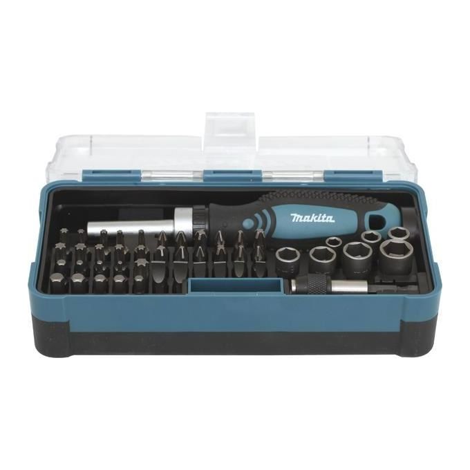 Makita B-36170 Giraviti Cricchetto Kit Reversibile 47 Pezzi