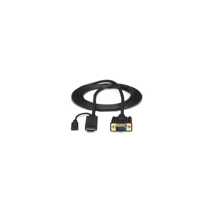 Startech cavo Adattatore hdmi a vga m-m -1080p da 3m