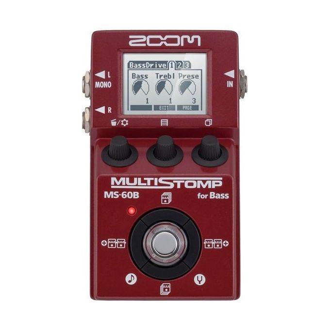Zoom Ms-60b Pedale Multieffetto per Basso