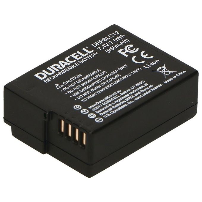 Duracell Batteria Li-Ion 950mAh per Panasonic DMW-BLC12