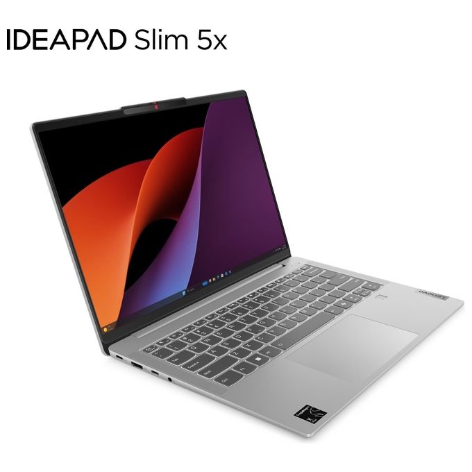 Lenovo, Notebook IdeaPad Slim 5x, 14'' Snapdragon X Plus, 16GB, 512GB, Grigio