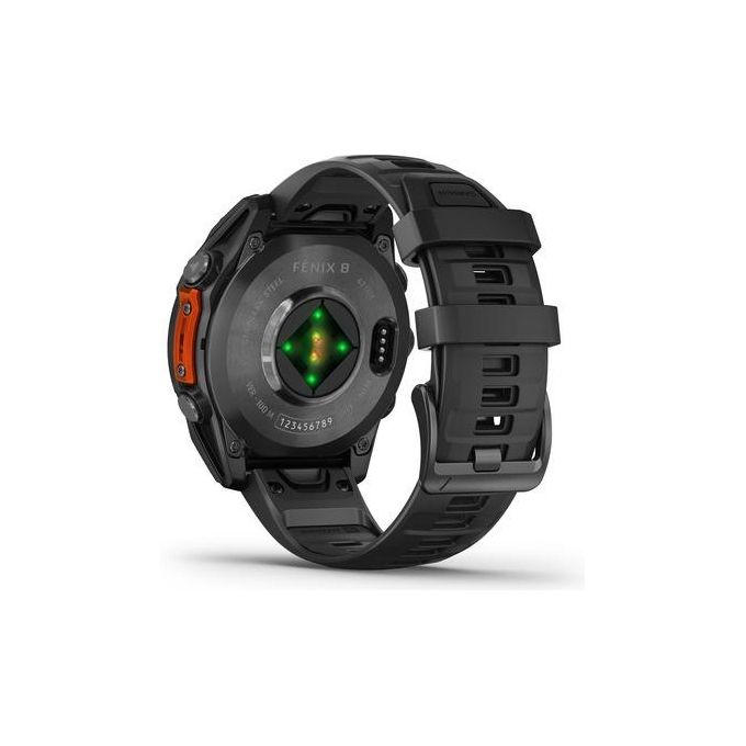 Garmin Fenix 8 Amoled 47mm 1.4'' GPS Outdoor Sport Salute Notifiche Slate Grey and Black
