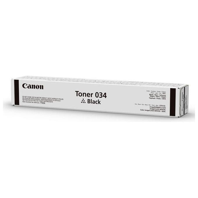 Canon Toner 034 nero per stampanti laser con prestazioni elevate e qualita' di stampa professionale