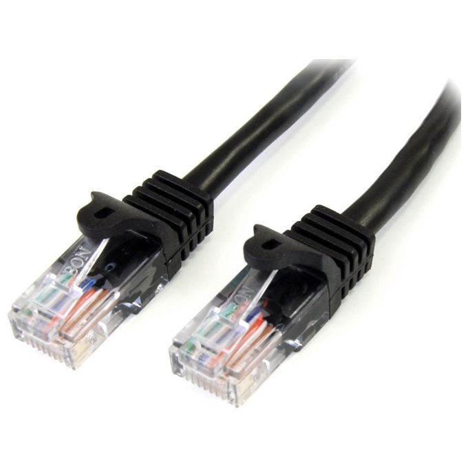 StarTech Cable Cavo Patch Utp Cat5e Rj45 Antigroviglio 3mt Nero