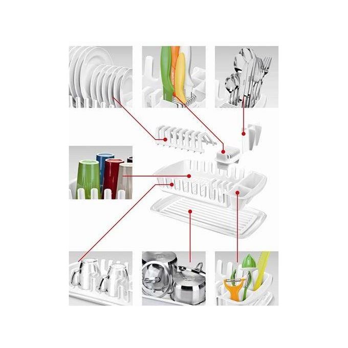 Tescoma Scolapiatti Con Vassoio Clean Kit