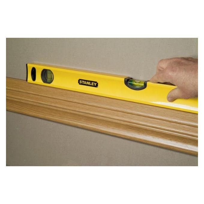 Black and Decker STHT1-43106 Livella lineare 1,2 m in alluminio con tripla bolla precisione ±0,5 mm-m colore Giallo