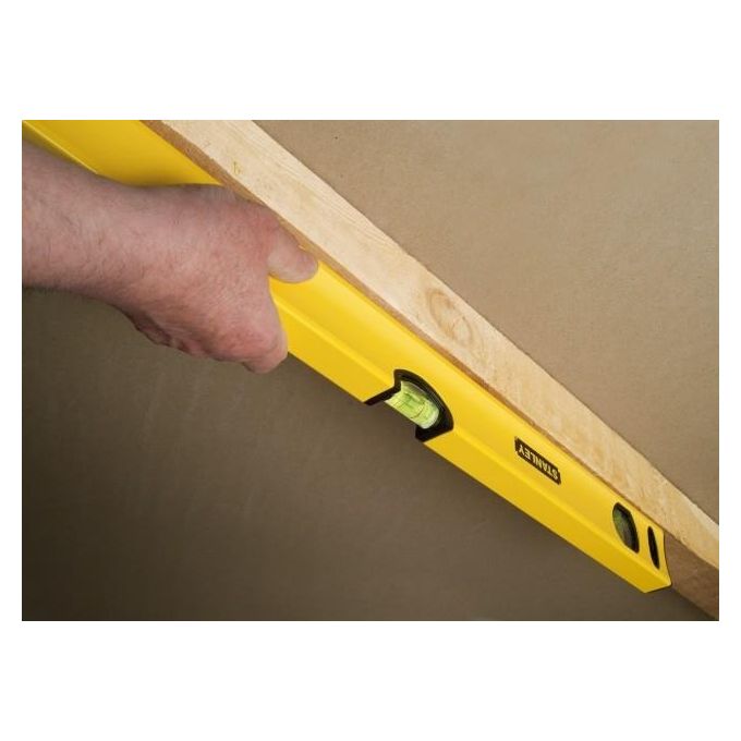 Black and Decker STHT1-43106 Livella lineare 1,2 m in alluminio con tripla bolla precisione ±0,5 mm-m colore Giallo