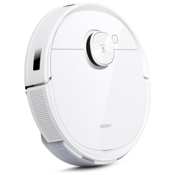 Ecovacs Deebot T9 - Robot aspirapolvere laser con mop, capacita' 0,42 L, autonomia 175 min, Wi‑Fi + app, mappatura 3D, 67 dB, Bianco