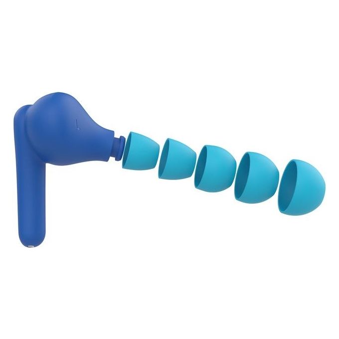 Belkin SoundForm Nano 2 Auricolari Bluetooth per Bambini con Microfono Bluetooth Blu