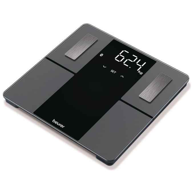 Beurer BF 500 BT Super Black Edition Bilancia Diagnostica Elegante con Funzione Bluetooth