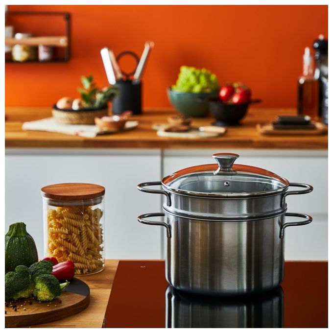 Lagostina 010166020922 Pastaevapore 22cm Speciali Acciaio