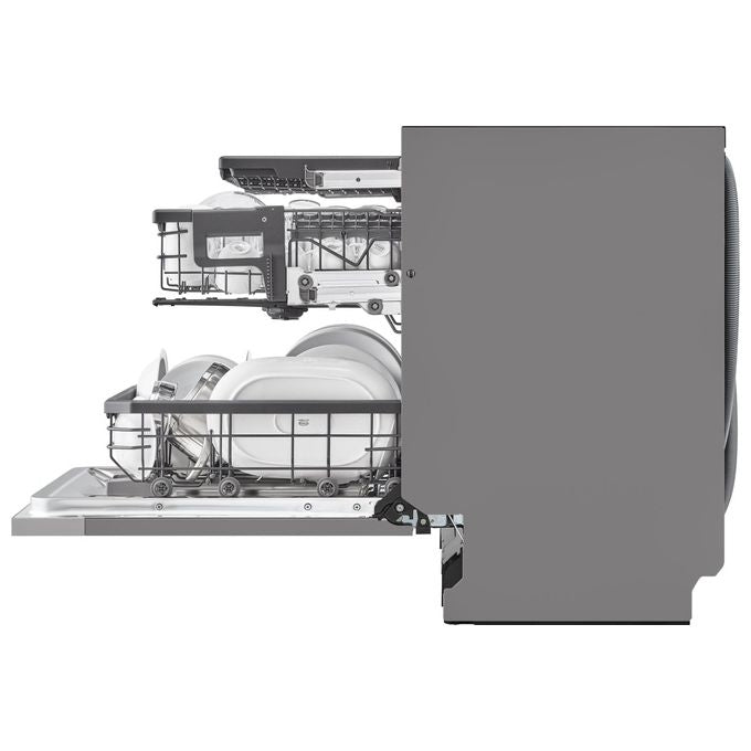 LG QuadWash DB365TXS Lavastoviglie a Scomparsa Totale Classe Energetica B 14 Coperti Vapore Wi-Fi