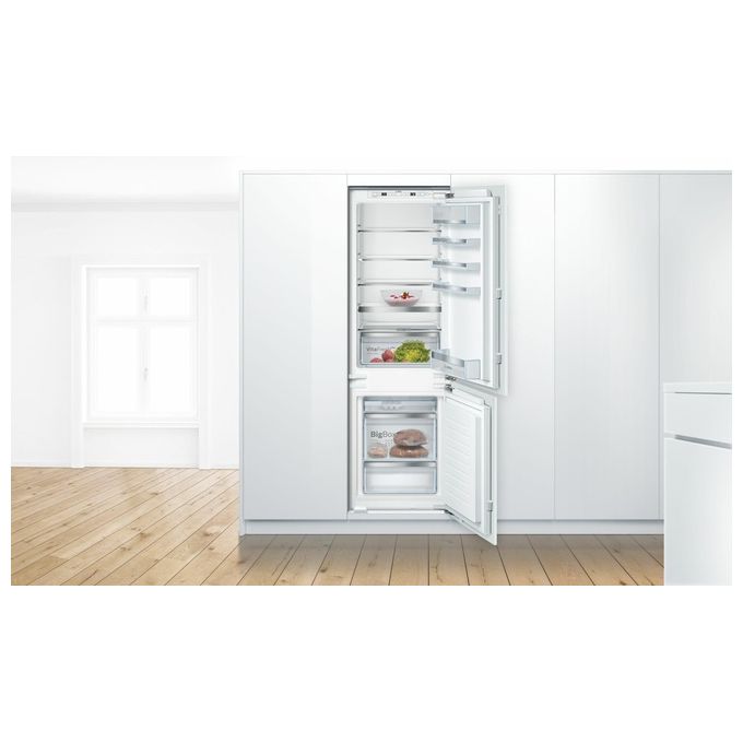 Bosch KIS86AFE0 Serie 6 Frigorifero Combinato Capacita' 266 Litri Classe energetica E Statico Super Freezing Freezer Vario Zone VitaFresh plus 177,2 cm