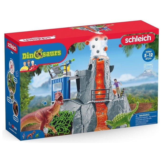 Schleich Dinosaurs The Large Volcano Expedition
