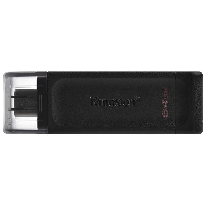 Kingston DataTraveler 70 Unita' Flash Usb 64Gb Usb TipoCc 3.2 Gen 1 Nero