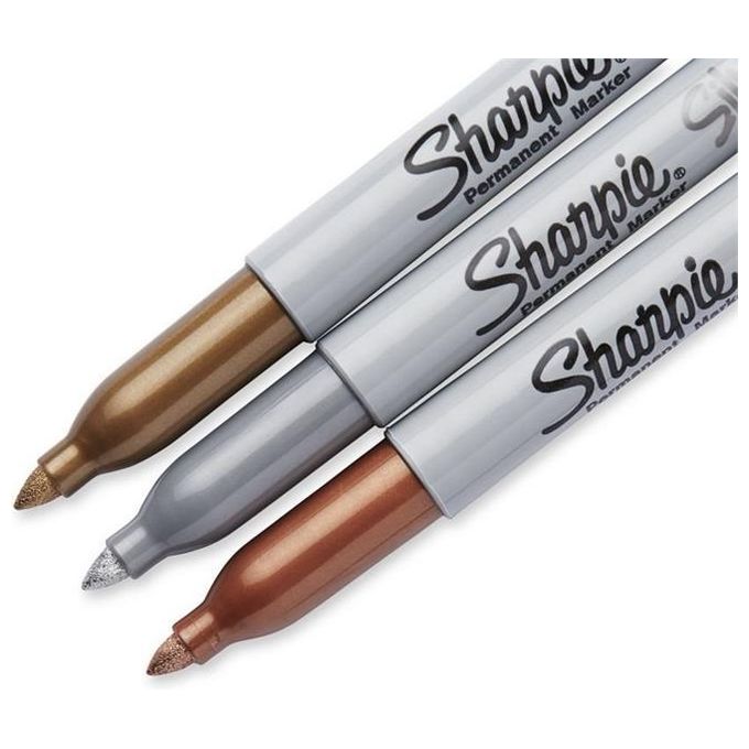 Sharpie Metallic Marker F Oro-Argento-Bronzo