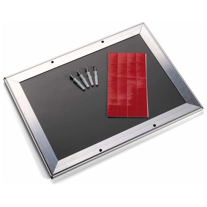 Durable Cornice Scatto Alluminio A4 Argento