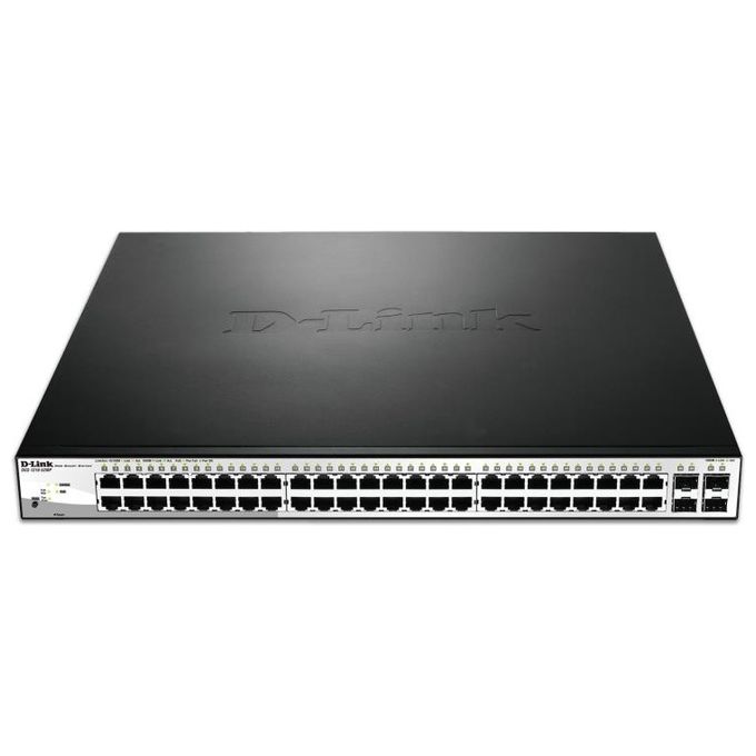D-Link DGS-1210-52MP-E Smart Switch Gestito 52 Porte Gigabit PoE solo Cavo di Alimentazione UE