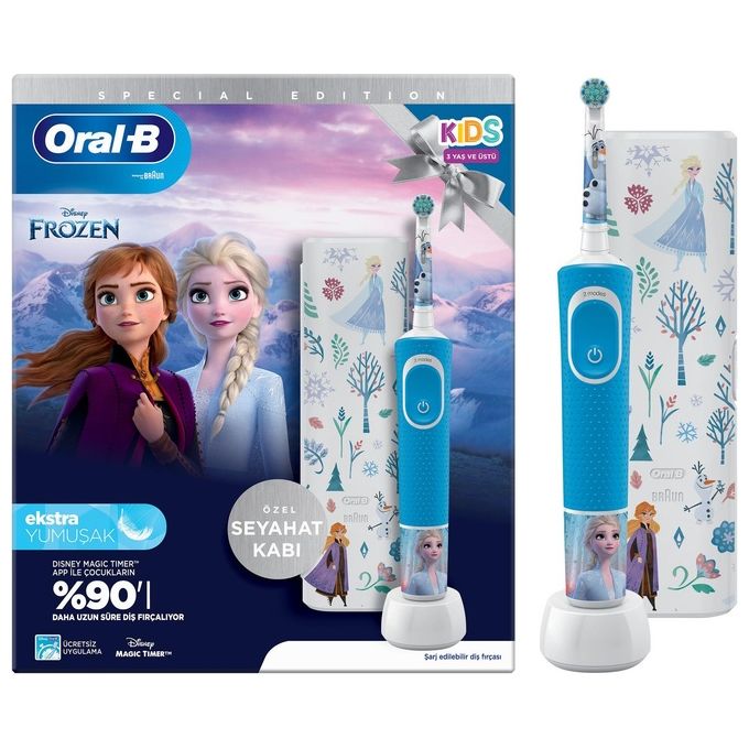 Braun Oral-B Vitality Pro Frozen Spazzolino Rotante-Oscillante Nero-Grigio