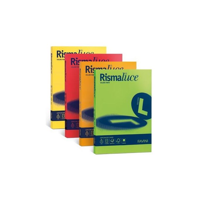 Cartotecnica Favini Rismaluce 200gr A3 Giallo Sole 125 Fogli