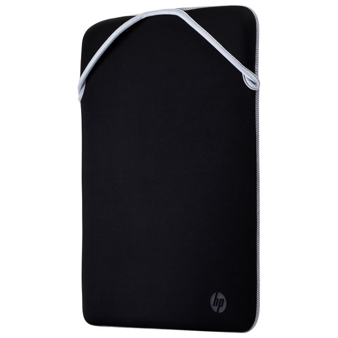 HP 2F2J1AA Custodia Reversibile Protettiva per Notebook 14.1'' Neoprene Sleeve Resistente all'Acqua colore Nero Argento