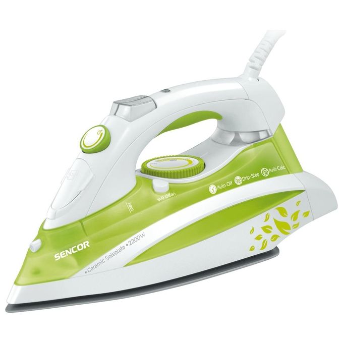 Sencor SSI 8440 Ferro da Stiro a Vapore 2200W Ceramica Verde