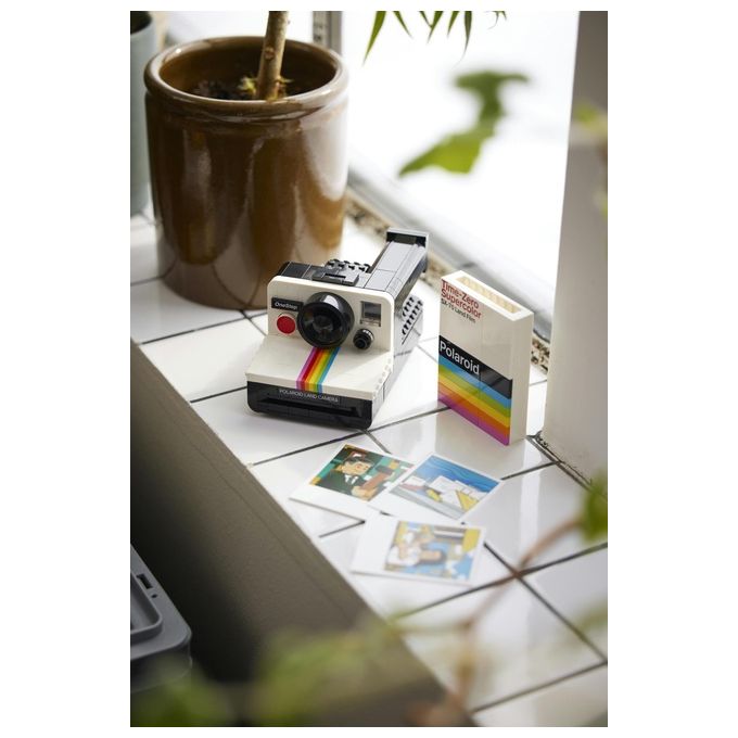 LEGO Ideas Fotocamera Polaroid OneStep SX-70 21345 Modellismo da Costruire per Adulti, Regali Creativi, Oggetti da Collezione