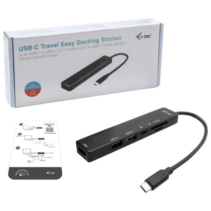 I-Tec Usb-C Travel Easy Dock 4K Hdmi e Power Delivery 60W