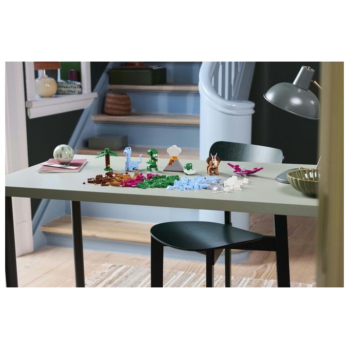 LEGO 11041 Dinosauri Creativi Set di Costruzioni con 450 Pezzi per Bambini 5+ Anni con T. rex Triceratopo Pterosauro Brontosauro e Cucciolo nell'uovo colore Multicolore