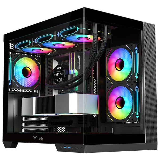 Itek DARK CAVE DS Tower Nero