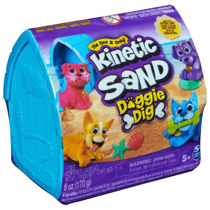 Spin Master Sabbia Creativa Kinetic Sand Mini Cagnolino 170gr