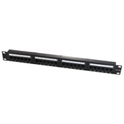Wp Europe Pannello 1U con 24 Rj45u Cat.6a Nero