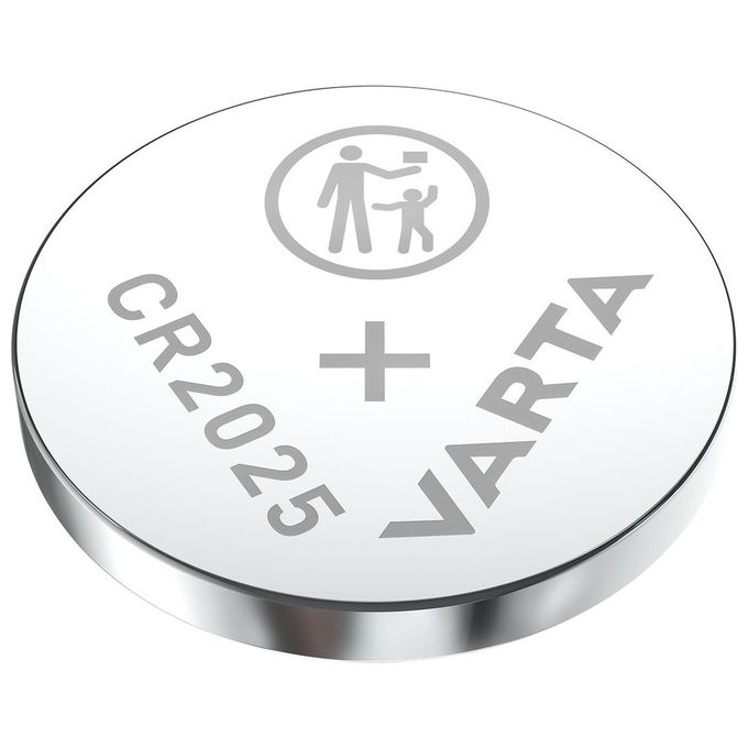 Varta Cr2025 Batterie a Bottone al Litio da 3V 2 Pezzi