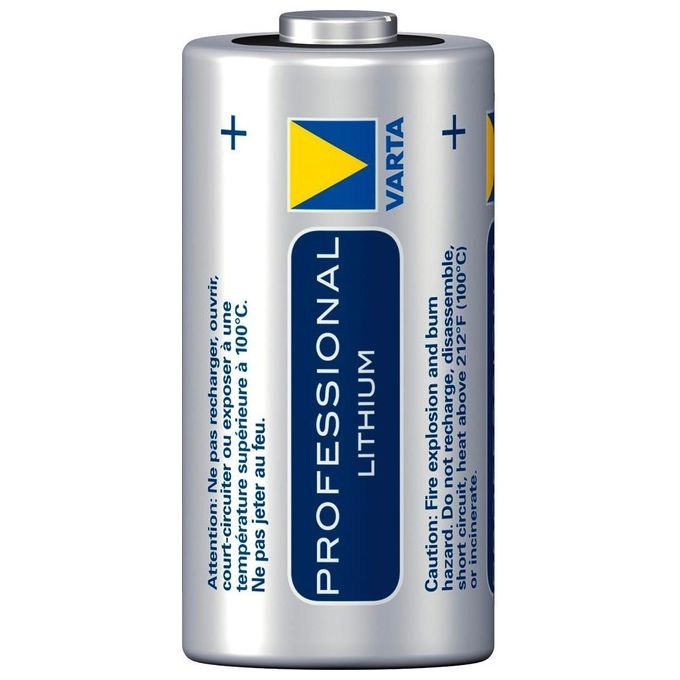 Varta Professional CR 123 A Batteria a Bottone 2 Pezzi