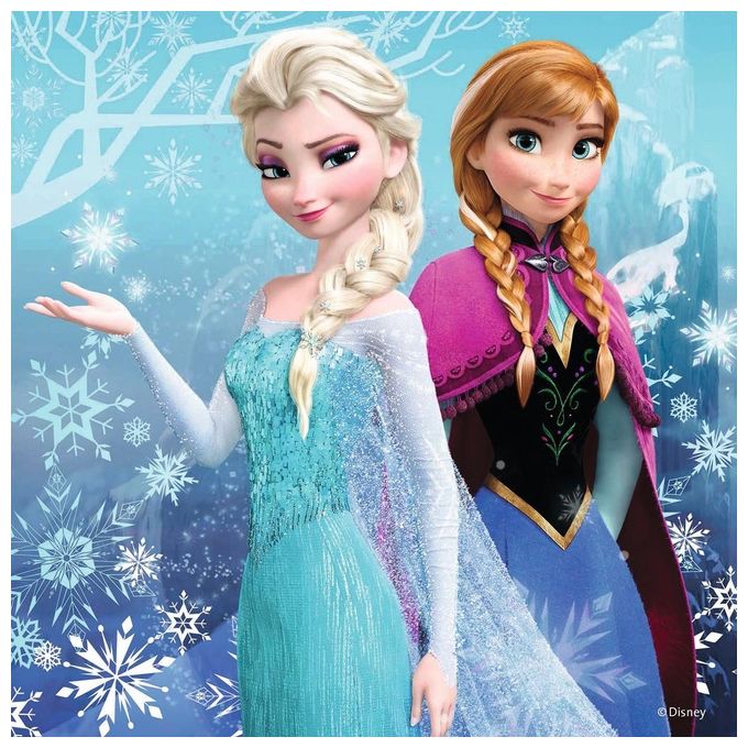 Ravensburger Puzzle 3X49 Frozen per bambini ideale per divertirsi e apprendere con immagini dei personaggi del film Disney