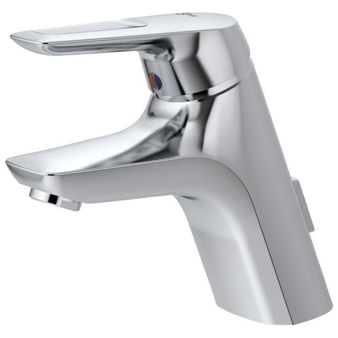 Ideal Standard Ceramix Blu Miscelat. Lavabo A Risparmio Idrico Con Scarico E Flessibili Cromo