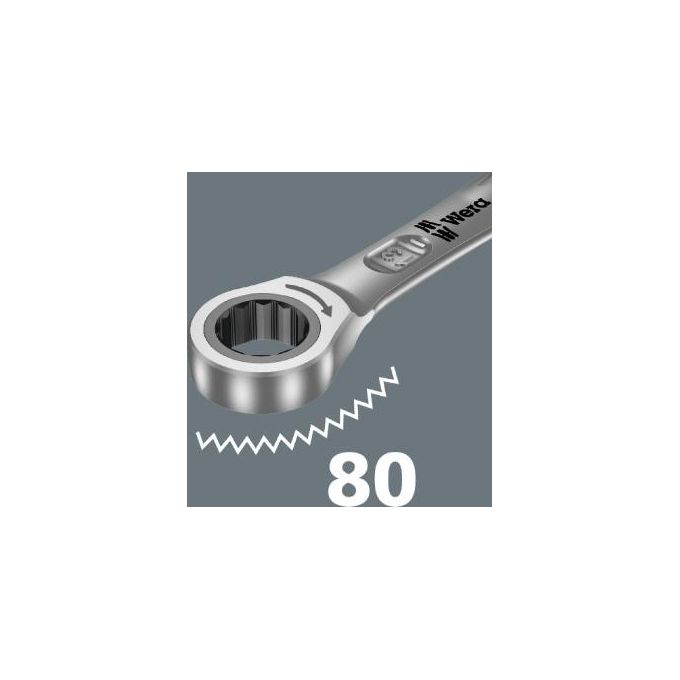 Wera Joker-Kit con Chiave Fissa ad Anello a Cricchetto 11 Pezzi